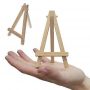 Wooden 8x15cm mini art easle 10x10cm mini canvas table wooden easel stand drawing board for kids