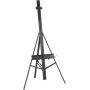 Aluminum Light Weight Artist Easel With Adjustable Tray And Palette Holder
