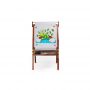 Children drawing board double-sided magnetic blackboard whiteboard portable bamboo easel folding easels for tables