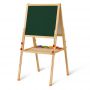 Professional Children Drawing Board Set Double Side Magnetic Wooden Kids Easel