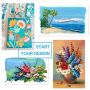 6 Pack 8x10inch Triple Primed 100% Cotton Painting Canvas Panel Boards for Painting