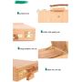 Premium Beechwood Adjustable Wood Tabletop Artist Desktop Storage Easel Case