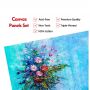 6 Pack 8x10inch Triple Primed 100% Cotton Painting Canvas Panel Boards for Painting