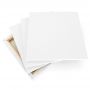 Factory custom white stretched blank artist paint canvas for kids set