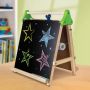New Design Deluxe Tabletop Two Sided Magnetic Wooden Kids Easel For Painting