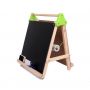 New Design Deluxe Tabletop Two Sided Magnetic Wooden Kids Easel For Painting