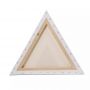 Pine Wood Frame Triangle Blank Stretched Canvases for Acrylic Pouring and Oil Painting