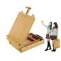 Professional drawing wood table easel box