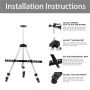 Aluminum Easel with Bag 21 to 66-Inch Adjustable Height Painting Easel