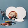 Professional Quality Acid-Free Round Blank Stretched Canvas Frame For Oil Acrylic Watercolor Painting
