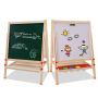 Pine Wood Display Kids Wooden Easel Board For Painting