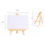 Hot Sale Wooden Easel with Blank Art Paint Canvas Easel