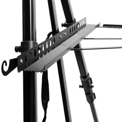 Art Stand For Painting Extra Thick Aluminum Metal Tripod Display Easel Adjustable Height