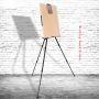 Custom black art easel portable small metal abletop display easel