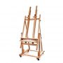 Metal Material Iron Artist Painting Twin Canvas Holder Studio Easel For Sketch