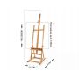 New Professional Beech Painting Artist Easel For UK,Wood Easel Stand Display