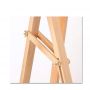 Multi Angle Exquisite Movable Studio Painter Wooden Adult Kid's Easel With Wheels