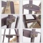 Wooden colored painting tripod easel