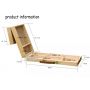 Portable beech wood oil painting box easel box,highly quality