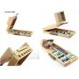 Portable beech wood oil painting box easel box,highly quality