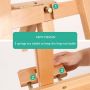 trustable holding canvas up to 109cm rear support easel drawing stand