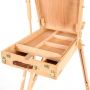 Portable beech wood french easel box studio easel stand