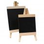 Mini Small Wooden Chalk Blackboard Wedding With Easel Stand Chalkboard Writing Notice Message Paint Wood Board