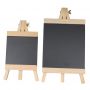 Desktop Blackboard Wood Easel Chalkboard Kid Wood Black Board Writing Message Chalk Boards