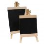 Desktop Blackboard Wood Easel Chalkboard Kid Wood Black Board Writing Message Chalk Boards