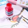 Water-resistant 6Colors 30ML Tube Acrylic Paint set color Nail glass Art Painting paint for fabric Drawing Tools For Kids DIY