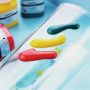 Water-resistant 6Colors 30ML Tube Acrylic Paint set color Nail glass Art Painting paint for fabric Drawing Tools For Kids DIY