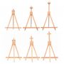 Wooden Folding Triangle Oil Painting Stand Solid Wood Easel