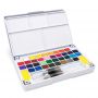 12/18/24/36 Colors Portable Travel Solid Pigment Watercolor Paints Set With Water Color Brush Pen For Painting Art Supplies