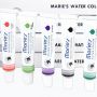 Aluminum Tube Watercolor Paint Adjustable Color Pigments Professional Drawing Set