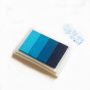 4-color gradient rainbow inkpad Children's educational toy seal DIY crafts seal ink pad