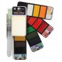 Creative Fan-shaped Watercolor Paint Set Solid Watercolor Sub-assembly Hand-painted Pigment