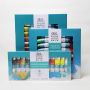 Winsor & Newton Artist Grade 12/18/24 Colors Acrylic Paints Set , 10ML Drawing Painting Pigment Set