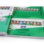 12/18/24Colors 12ML Acrylic Paint Set Color Nail Glass Art Painting Paint for Fabric Drawing Tools Kids DIY
