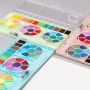 36 color solid watercolor paint set painting portable pigment