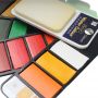 Creative Fan-shaped Watercolor Paint Set Solid Watercolor Sub-assembly Hand-painted Pigment