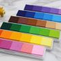 6 colors Kindergarten Finger Palm Ink Pad Non-toxic Washable Color Paint Pigment Ink Pad Crafts Ink Pad