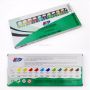 12/18/24Colors 12ML Acrylic Paint Set Color Nail Glass Art Painting Paint for Fabric Drawing Tools Kids DIY