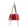 Children Easel Board in wooden frame and stand