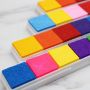 6 colors Kindergarten Finger Palm Ink Pad Non-toxic Washable Color Paint Pigment Ink Pad Crafts Ink Pad