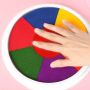 13 colors Inking Pad Children Hand & Foot Prints Stamping Stamps Rainbow Finger Palm Paint Ink Pad