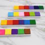 6 colors Kindergarten Finger Palm Ink Pad Non-toxic Washable Color Paint Pigment Ink Pad Crafts Ink Pad