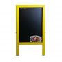 Hot Sale Printing Double Side Black White Board Display Easel Wooden Frame and Stand