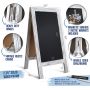 Restaurant Wedding Display Wood Stand Drawing Paint Foldable Chalkboard Easel