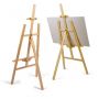 High Quality Wood Triangle Hanging Frame Easel stand part for Advertising