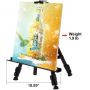 Height Adjustable Folding Artist Display Light Weight Metal Drawing Tripod Painting Easel Stand